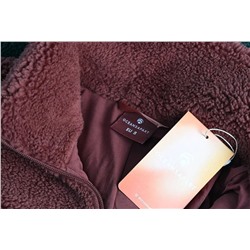 Женская зимняя, плотная, теплая, флисовая куртка-свитер