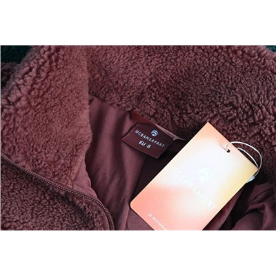 Женская зимняя, плотная, теплая, флисовая куртка-свитер