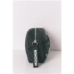Neceser mediano nylon negro Moomin