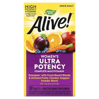 Ultra Multivitamin women 60 tab Alive