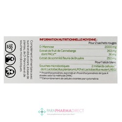 Arkopharma Cys-Control Fort Microbiotiques 10 sachets + 5 sticks à diluer