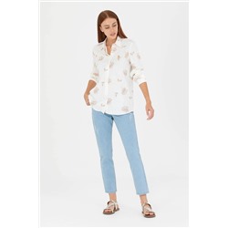 Kadın Camel Uzun Kollu Gömlek