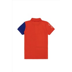 Erkek Çocuk Kırmızı Polo Yaka Tişört