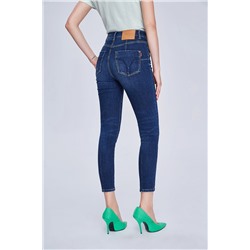 Vaquero slim fit 7/8 Azul