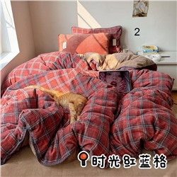 Комплект постельного белья из молочного велюра