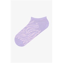 Penti Animal Pattern Pembe Beyaz 3lü Sneaker Çorap