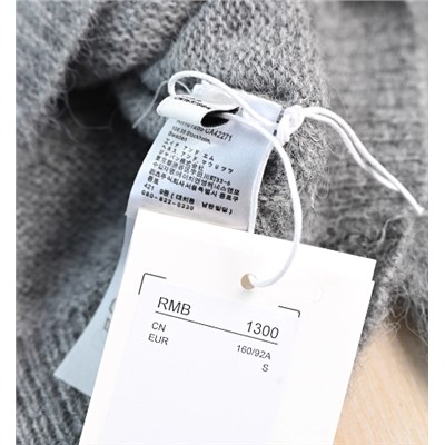 Дизайнерский свитер с отворотом и вырезом-лодочкой КО*С