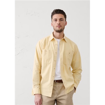 Standard-Fit Vintage Denim Shirt