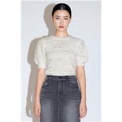 Jersey de alpaca y lana Crudo