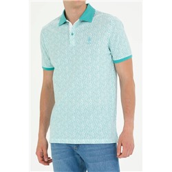 Erkek Mint Polo Yaka Tişört