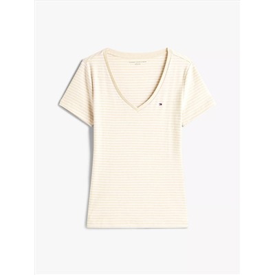 Stripe V-Neck Favorite T-Shirt