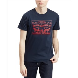 Levi's Men's 2-Horse Graphic Regular Fit Crewneck T-shirt