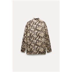 FEW ITEMS LEFT ZW COLLECTION ANIMAL PRINT SHIRT