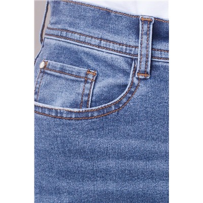 Юбка из эластичного денима