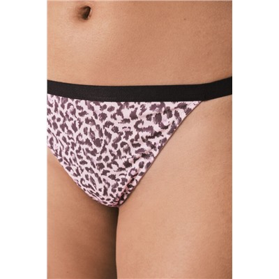 Tanga estampado animal print