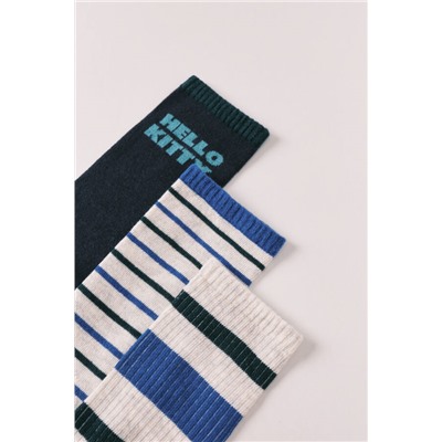 Pack 3 calcetines largos estampado Hello Kitty