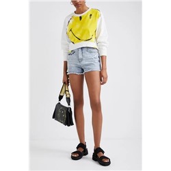 Sudadera crop Smiley®