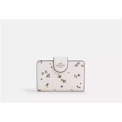 Medium Corner Zip Wallet In Signature Canvas