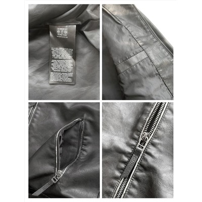 Мужская кожаная куртка, экспорт  Коллекция весна/осень 2025 г  ГЕС*С