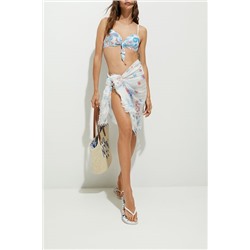 Braguita estampada plisada