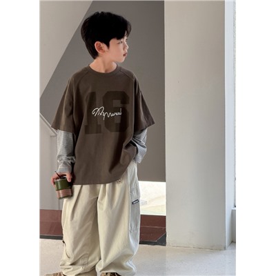 Лонгслив для мальчиков. Хлопок