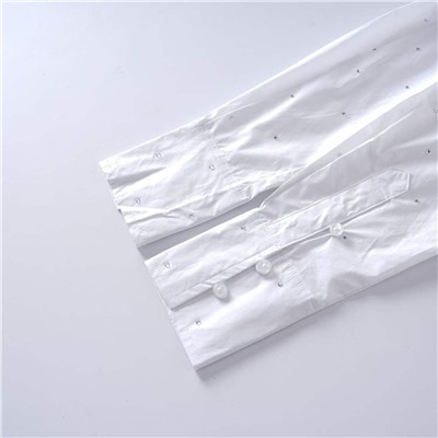 Женская рубашка свободного кроя со стразами и   DKN*Y Jeans