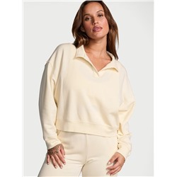 Victoria's Secret Brushed Modal Fleece Collared Pullover