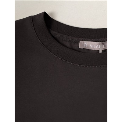 Свободная футболка из премиального хлопка с эластаном