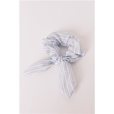 Scrunchie rayas azul lazo