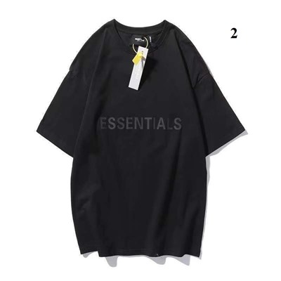 Хлопковая мужская плотная футболка ⚫️ESSENTIA*L