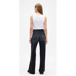 High Rise Wide-Leg Sweatpant Jeans