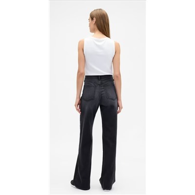 High Rise Wide-Leg Sweatpant Jeans
