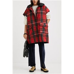 Poncho chaleco tartán