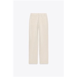 STRAIGHT LEG LINEN PANTS