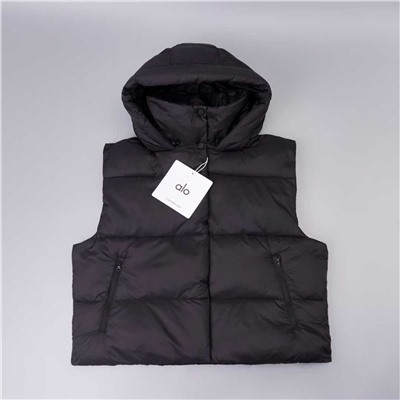 Женский жилет с капюшоном на молнии АЛ*О