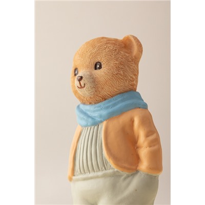 Paddington Bear Magnet - Somon/Mavi - 4x8 cm