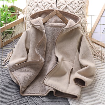 Флисовая кофта с капюшоном