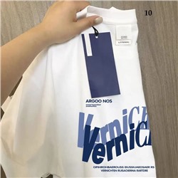 Хлопковая свободная футболка унисекс