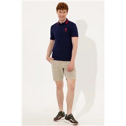 Erkek Lacivert Basic Polo Yaka Tişört