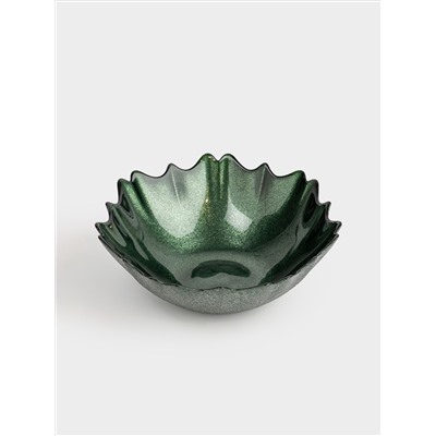 Салатник, 16х5 см, 450 мл, стекло, зеленый, Seville