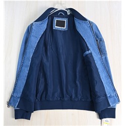 Мужская осенне-зимняя ретро-джинсовая куртка из хлопка