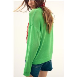 STRAIGHT PLAIN KNIT SWEATER