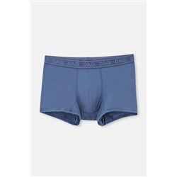 Dagi Açık Kahve-Lacivert 4210 2'Li Düz Mıcro Modal Boxer
