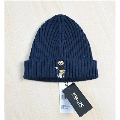 Классическая теплая вязаная шапка из толстой шерсти РАЛЬ*Ф Л