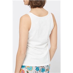 Camiseta de tirantes Vally Crudo