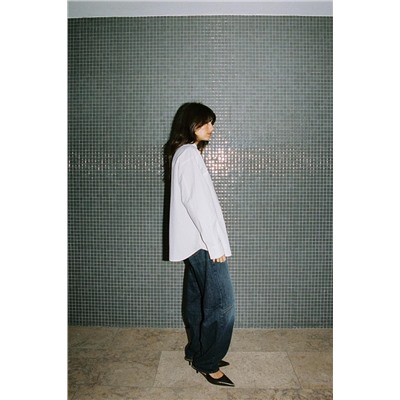 POPLIN SHIRT WITH POCKET