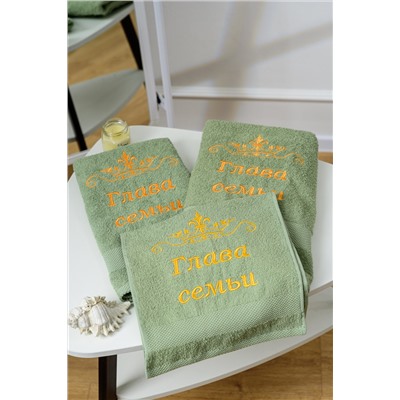 14419/4 Глава семьи полотенце махровое плотность 400 гр