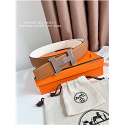 Мужской двухсторонний ремень  Herme*s 🧡