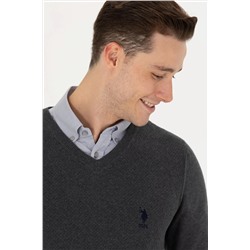 Erkek Antrasit Melanj Basic Kazak