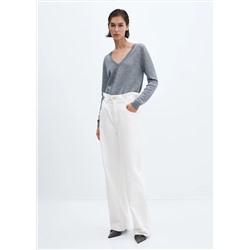 Jeans slouchy cintura elastica